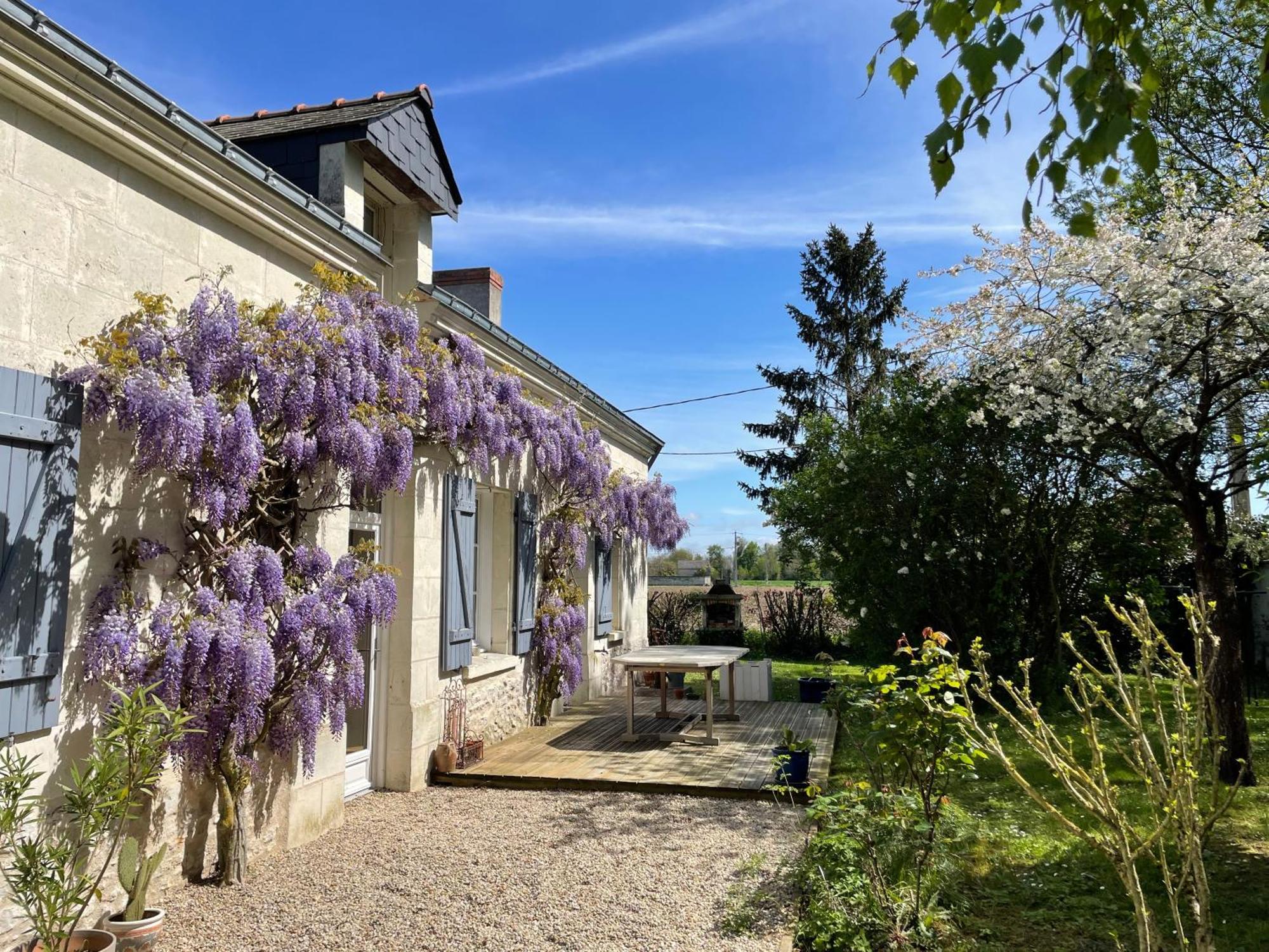 Chambres D Hotes Avec Piscine Et Spa La Foliere Saumur Villebernier Exteriér fotografie